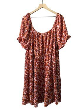 Women's Plus 2XL NWT Liberty Love Just Found Floral Tiered Dress